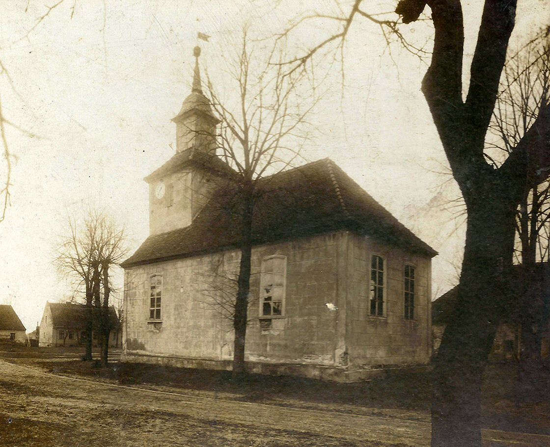 Kirche Wolsier Außenansicht nach 1888